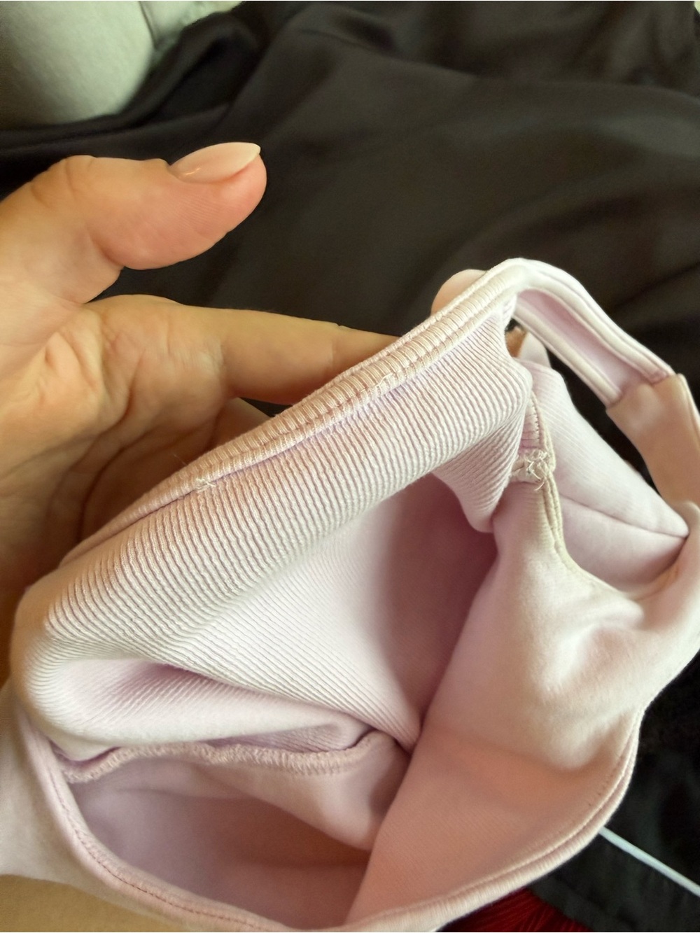 Soft Pink Square-Neck Ribbed Tank - Picture 5 of 5